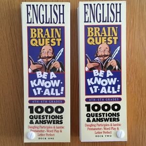 Brain Quest Vintage 1995 Edition - 1000 Q & A about English for Grades 4 - 6